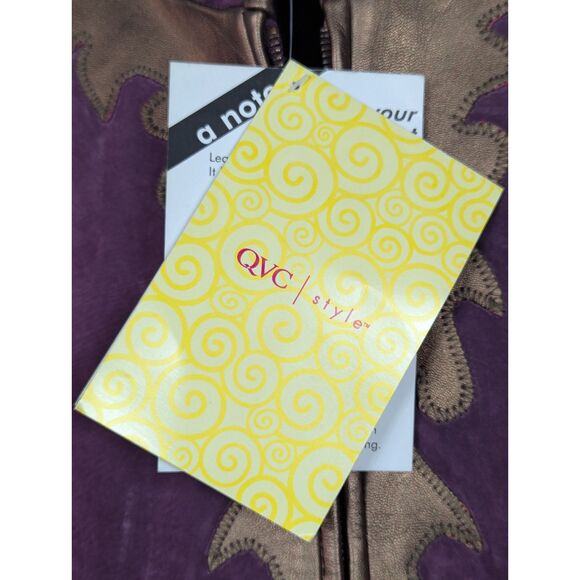 LINEA Louis Dell'Ollio Western Artsy Boho Leather Suede Jacket Medium NWT - Picture 6 of 6